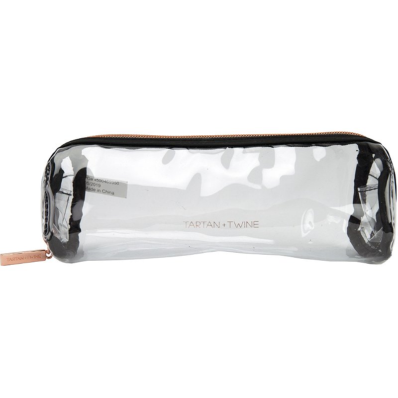 Tartan & Twine Basics Clear Pencil Case