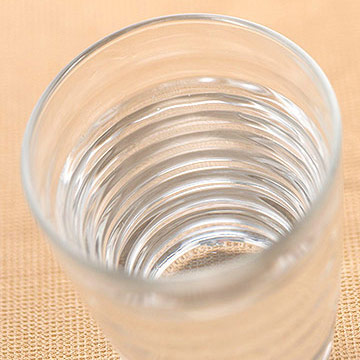 Glass of water